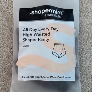 Shapermint Essentials High-Waisted Shaper Panty - Black brand new with tags. M/L